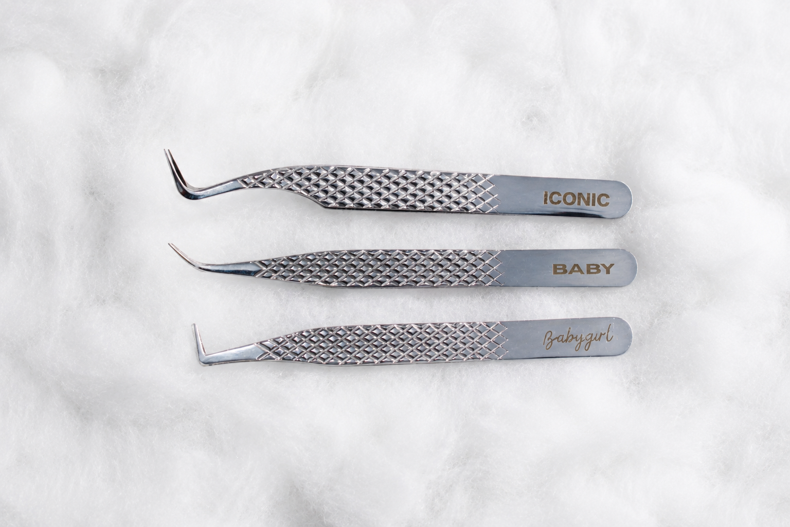 BABY CURVE FIBER TIP ISOLATOR/PICK UP TWEEZERS